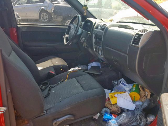 1GCDT33E288190897 - 2008 CHEVROLET COLORADO L RED photo 5