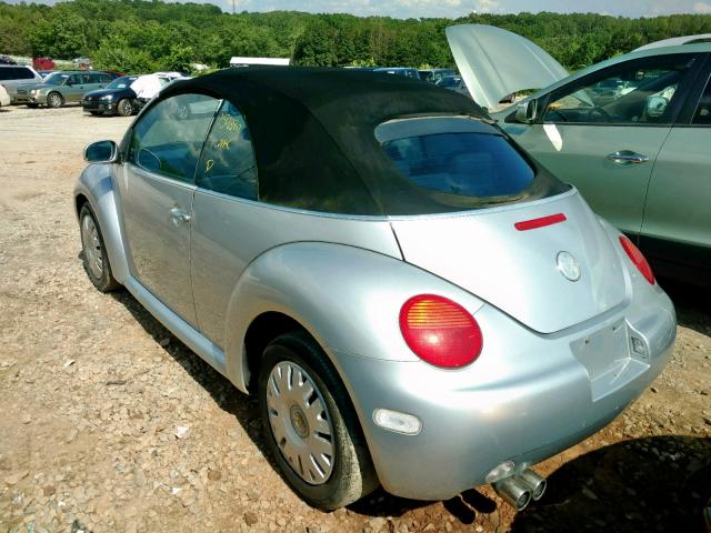3VWBM31Y05M365458 - 2005 VOLKSWAGEN NEW BEETLE 银色 照片 3
