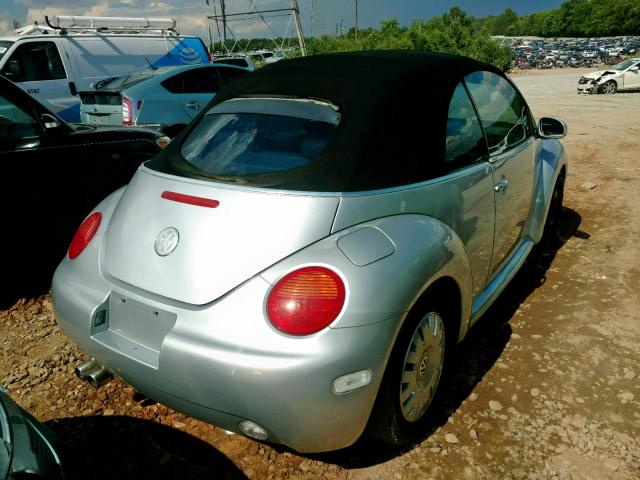 3VWBM31Y05M365458 - 2005 VOLKSWAGEN NEW BEETLE 银色 照片 4