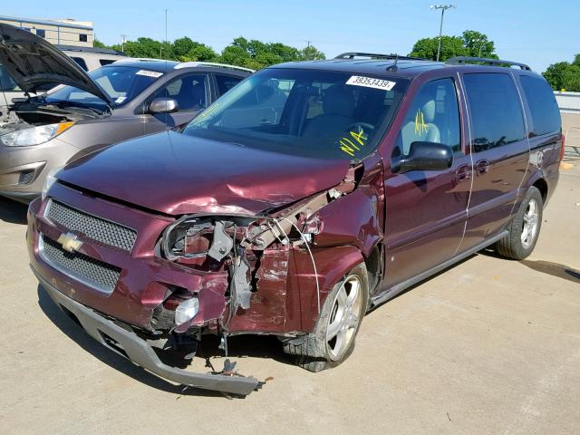 1GNDV33W57D202041 - 2007 CHEVROLET UPLANDER L 勃艮第红 照片 2