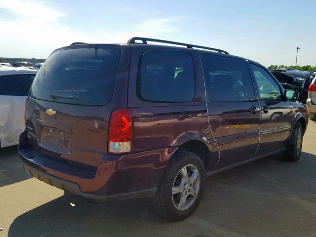 1GNDV33W57D202041 - 2007 CHEVROLET UPLANDER L 勃艮第红 照片 4