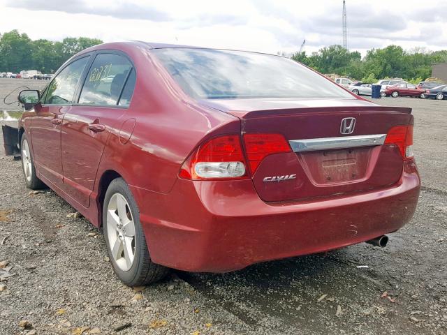 2HGFA166X9H355325 - 2009 HONDA CIVIC LX-S Qırmızı foto 3