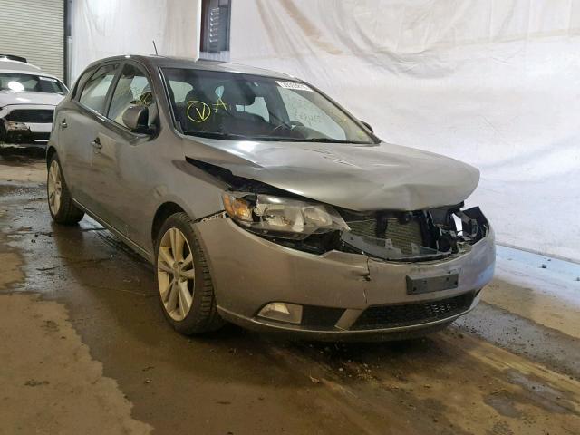 KNAFW5A30B5445811 - 2011 KIA FORTE SX GRAY photo 1