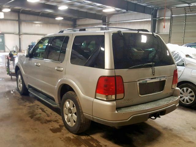 5LMEU88H74ZJ29690 - 2004 LINCOLN AVIATOR Gümüş foto 3