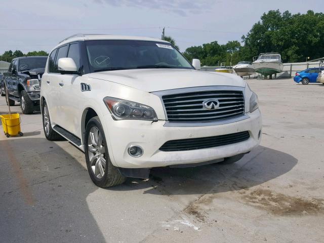 JN8AZ2NFXD9550718 - 2013 INFINITI QX56 WHITE photo 1