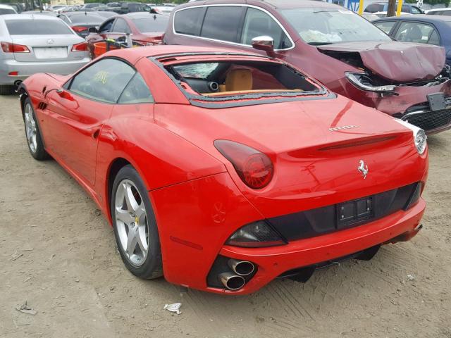 ZFF65LJA6A0175716 - 2010 FERRARI CALIFORNIA RED photo 3