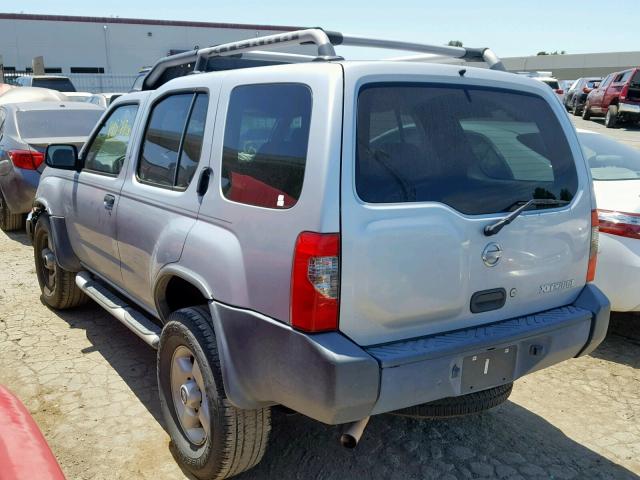 5N1ED28Y02C571145 - 2002 NISSAN XTERRA XE SILVER photo 3