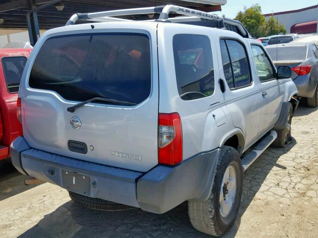 5N1ED28Y02C571145 - 2002 NISSAN XTERRA XE SILVER photo 4