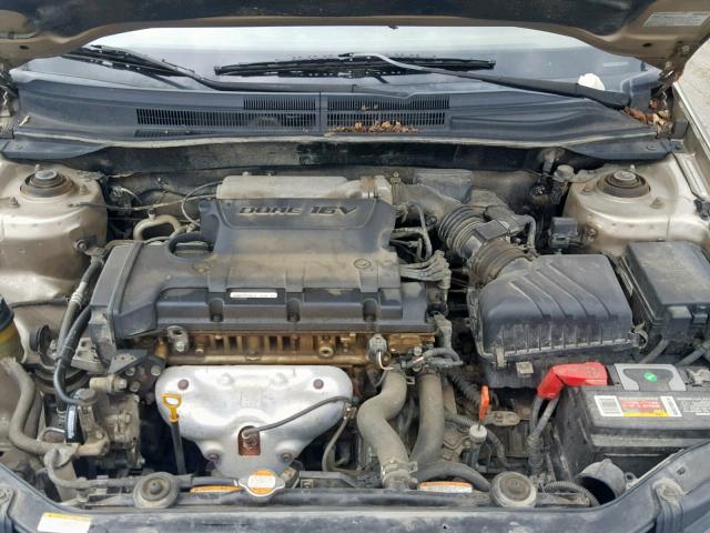 KNAFE121775470446 - 2007 KIA SPECTRA EX TAN photo 7