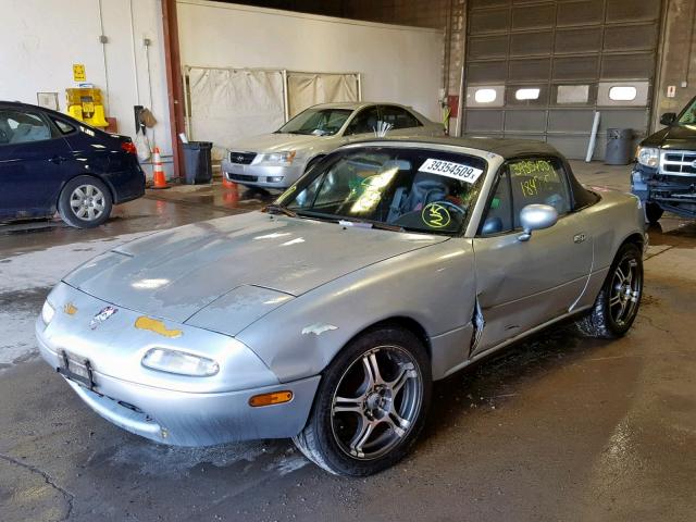 JM1NA3512L0107545 - 1990 MAZDA MX-5 MIATA SILVER photo 10