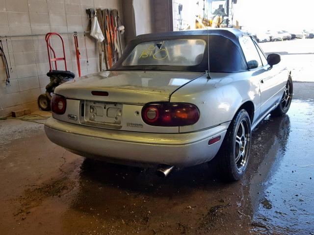 JM1NA3512L0107545 - 1990 MAZDA MX-5 MIATA SILVER photo 4