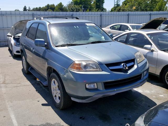 2HNYD18925H532220 - 2005 ACURA MDX TOURIN TURQUOISE photo 1