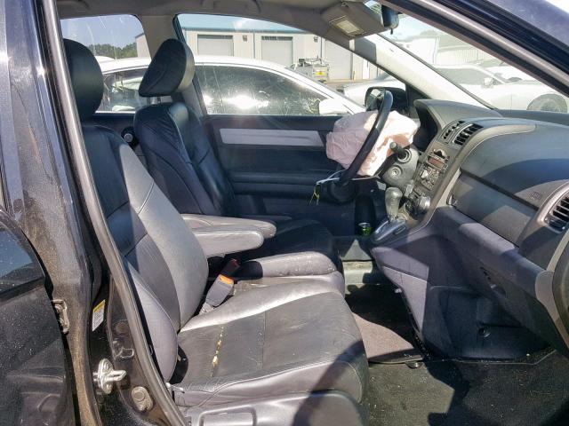 5J6RE3H70BL024516 - 2011 HONDA CR-V EXL BLACK photo 5