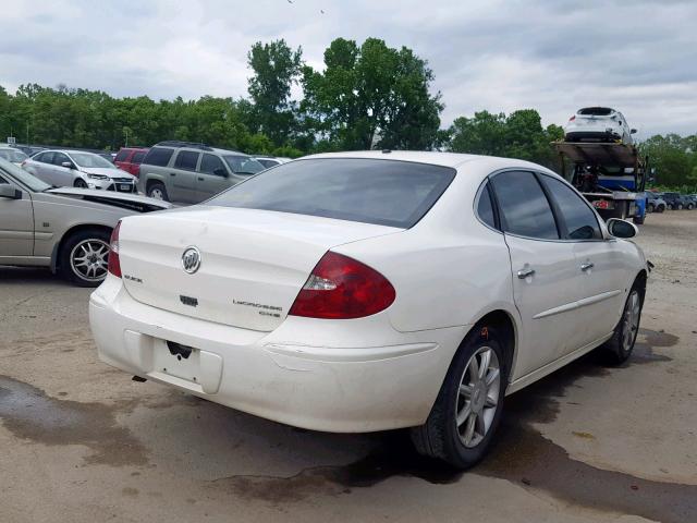 2G4WE587961238173 - 2006 BUICK LACROSSE C WHITE photo 4