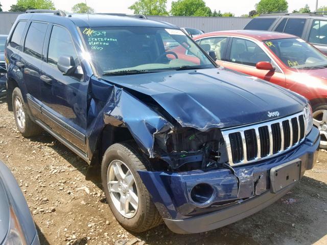 1J4GR48K15C643300 - 2005 JEEP GRAND CHER BLUE photo 1