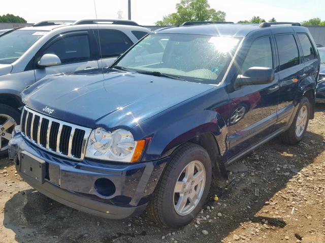 1J4GR48K15C643300 - 2005 JEEP GRAND CHER BLUE photo 2