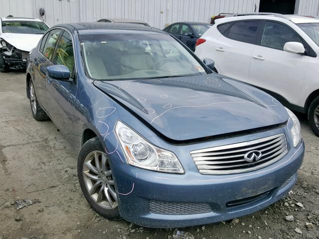 JNKCV61F19M050835 - 2009 INFINITI G37 BLUE photo 1