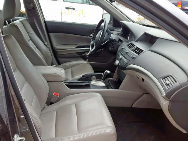 1HGCP26809A191753 - 2009 HONDA ACCORD EXL GRAY photo 5