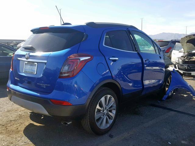 KL4CJASB1JB584407 - 2018 BUICK ENCORE PRE BLUE photo 4