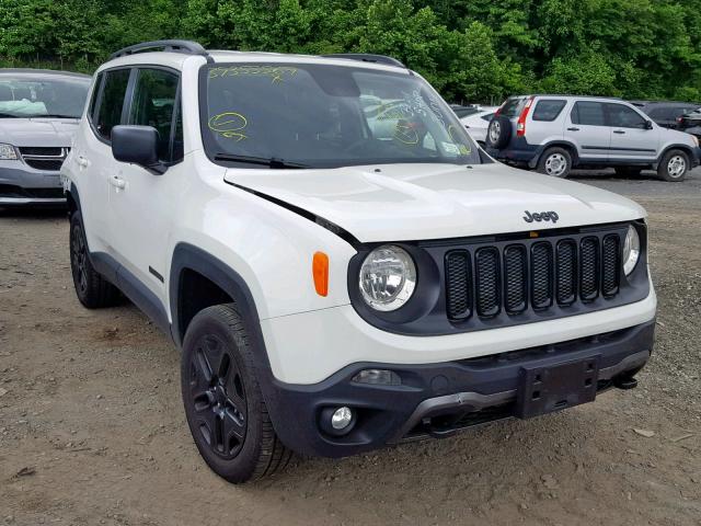 ZACCJBAB7JPH52571 - 2018 JEEP RENEGADE S თეთრი ფოტო 1
