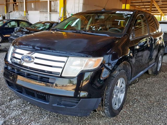 2FMDK36C98BA82251 - 2008 FORD EDGE SE BLACK photo 2