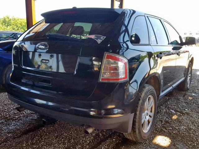 2FMDK36C98BA82251 - 2008 FORD EDGE SE BLACK photo 4