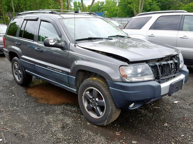 1J4GW48S14C187449 - 2004 JEEP GRAND CHER GRAY photo 1