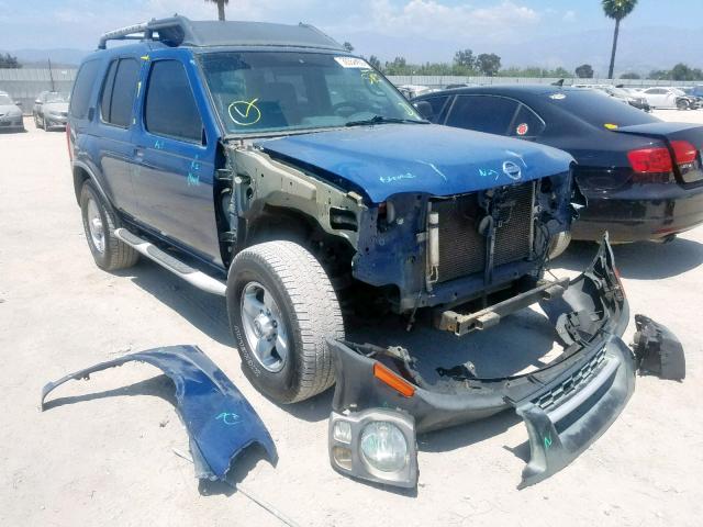 5N1ED28Y84C621857 - 2004 NISSAN XTERRA XE BLUE photo 1