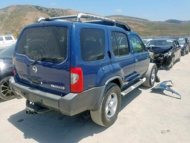 5N1ED28Y84C621857 - 2004 NISSAN XTERRA XE BLUE photo 4