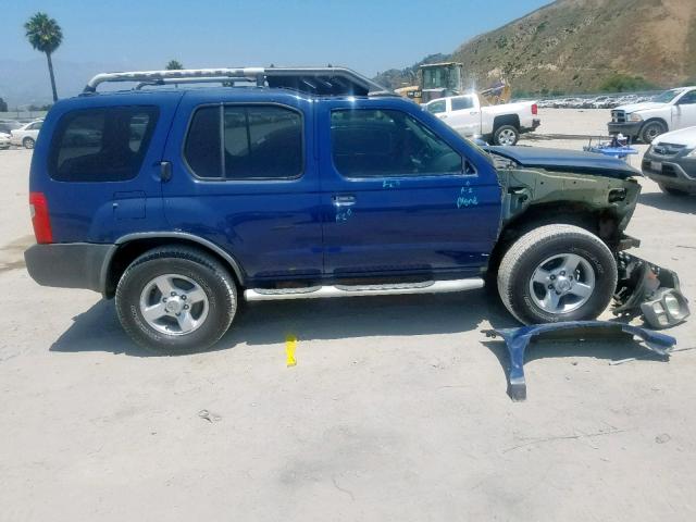 5N1ED28Y84C621857 - 2004 NISSAN XTERRA XE BLUE photo 9