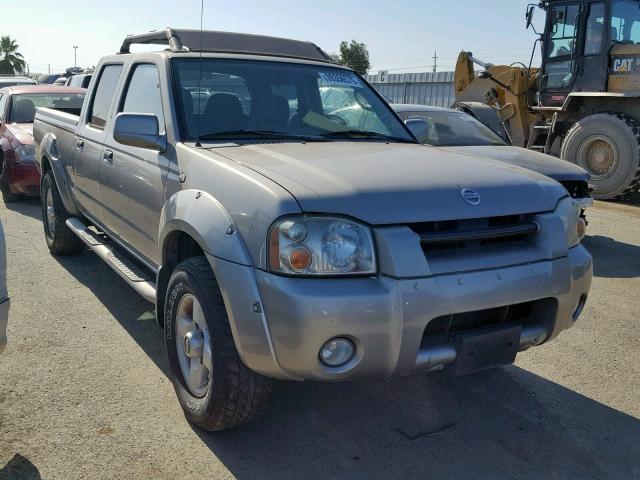 1N6ED29X42C356889 - 2002 NISSAN FRONTIER C GRAY photo 1