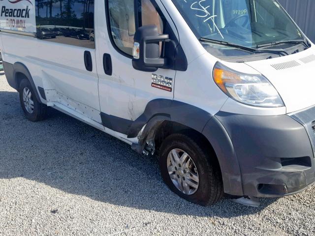 3C6TRVCG5GE106283 - 2016 RAM PROMASTER 白色 照片 9
