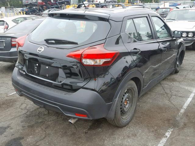 3N1CP5CU0JL533803 - 2018 NISSAN KICKS S BLACK photo 4