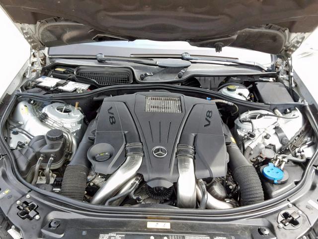 WDDNG9EB9DA518405 - 2013 MERCEDES-BENZ S 550 4MAT SILVER photo 7