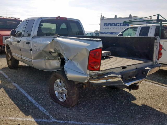 3D7MX38LX9G518158 - 2009 DODGE RAM 3500 SILVER photo 3