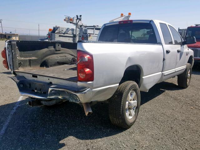 3D7MX38LX9G518158 - 2009 DODGE RAM 3500 SILVER photo 4