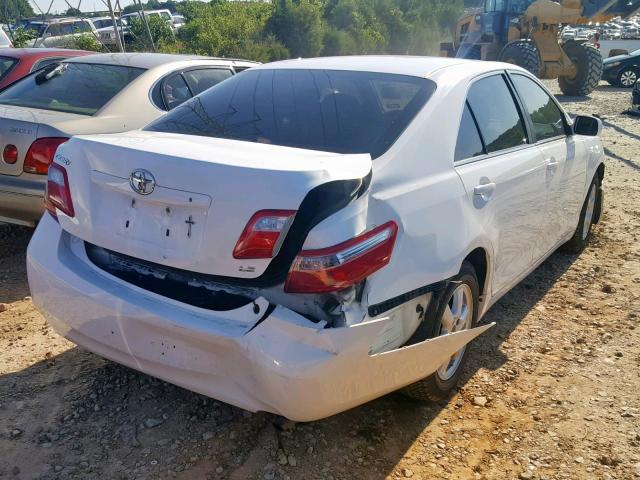 4T1BE46K47U632105 - 2007 TOYOTA CAMRY NEW WHITE photo 4