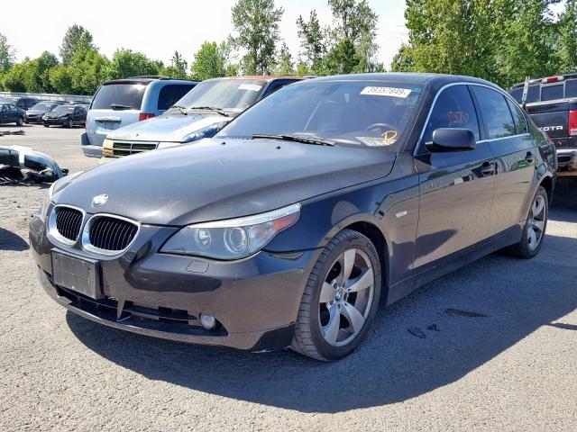 WBANA53545B862329 - 2005 BMW 525 I BLACK photo 2