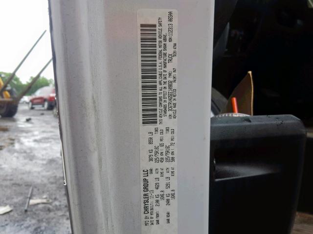 3C6TRVAG5EE109832 - 2014 RAM PROMASTER WHITE photo 10