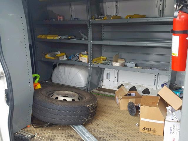 3C6TRVAG5EE109832 - 2014 RAM PROMASTER WHITE photo 6