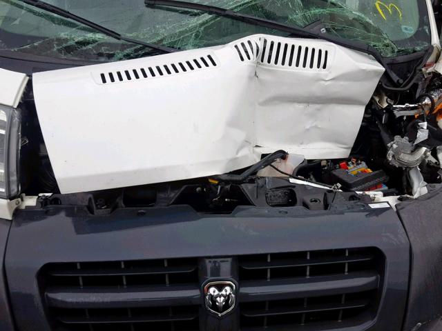 3C6TRVAG5EE109832 - 2014 RAM PROMASTER WHITE photo 7