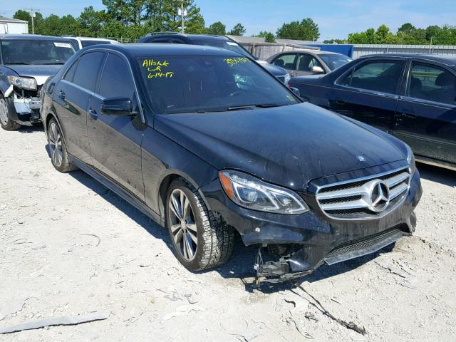 WDDHF5KB9EB023226 - 2014 MERCEDES-BENZ E 350 BLACK photo 1