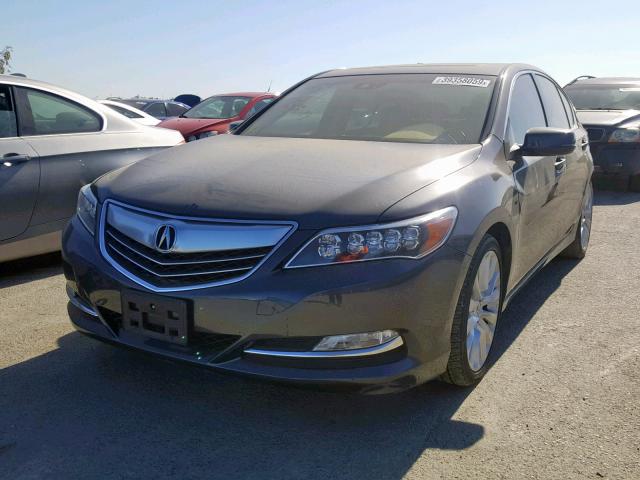 JH4KC1F59EC002794 - 2014 ACURA RLX TECH GRAY photo 2