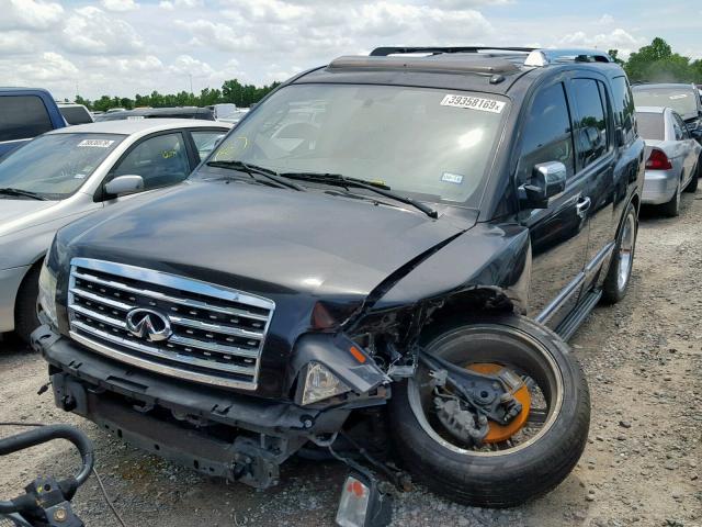 5N3AA08D29N902533 - 2009 INFINITI QX56 BLACK photo 2