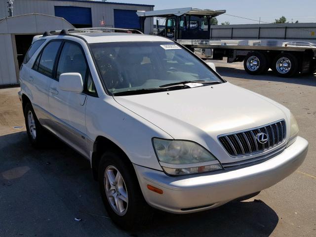 JTJGF10U010116089 - 2001 LEXUS RX 300 WHITE photo 1