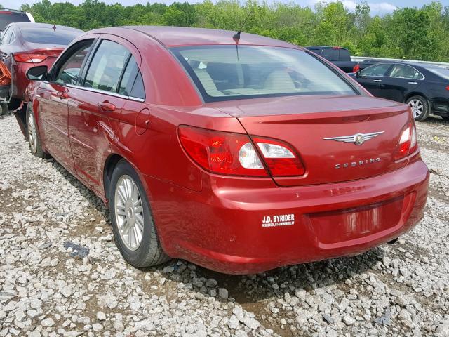 1C3LC56K47N508211 - 2007 CHRYSLER SEBRING TO RED photo 3