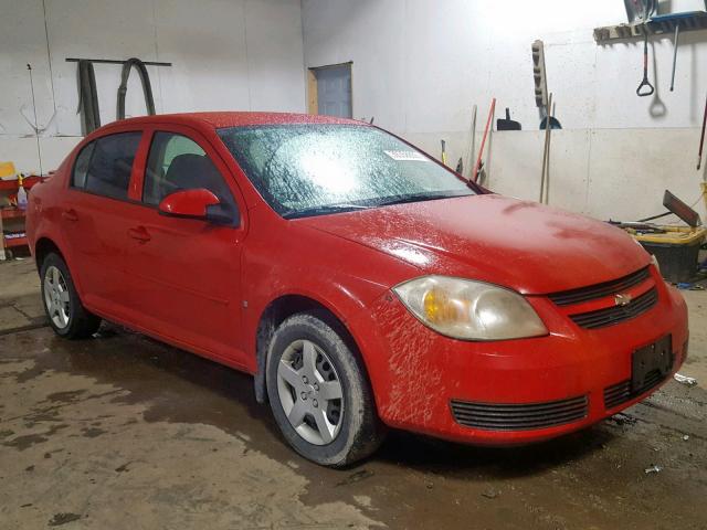 1G1AL55F777354033 - 2007 CHEVROLET COBALT LT RED photo 1