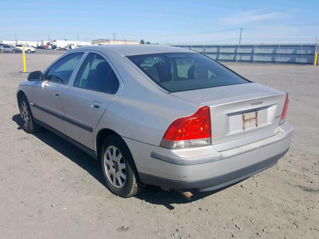 YV1RS61R412043256 - 2001 VOLVO S60 WHITE photo 3