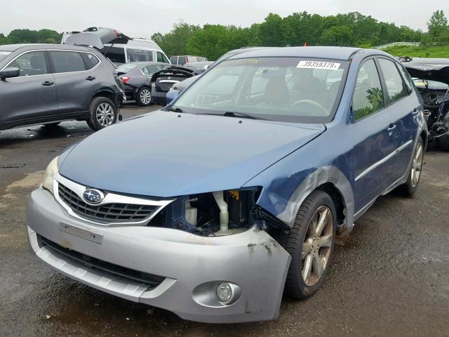 JF1GH63608H837358 - 2008 SUBARU IMPREZA OU BLUE photo 2