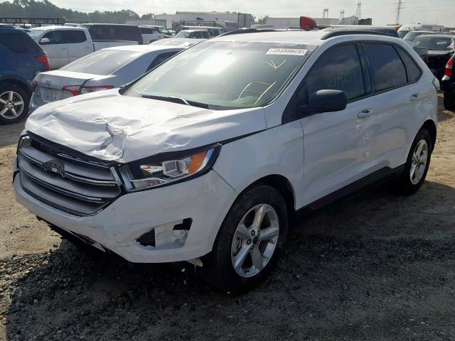 2FMPK3G98JBB25547 - 2018 FORD EDGE SE WHITE photo 2